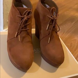 Michael Kors wedge booties beautiful!!